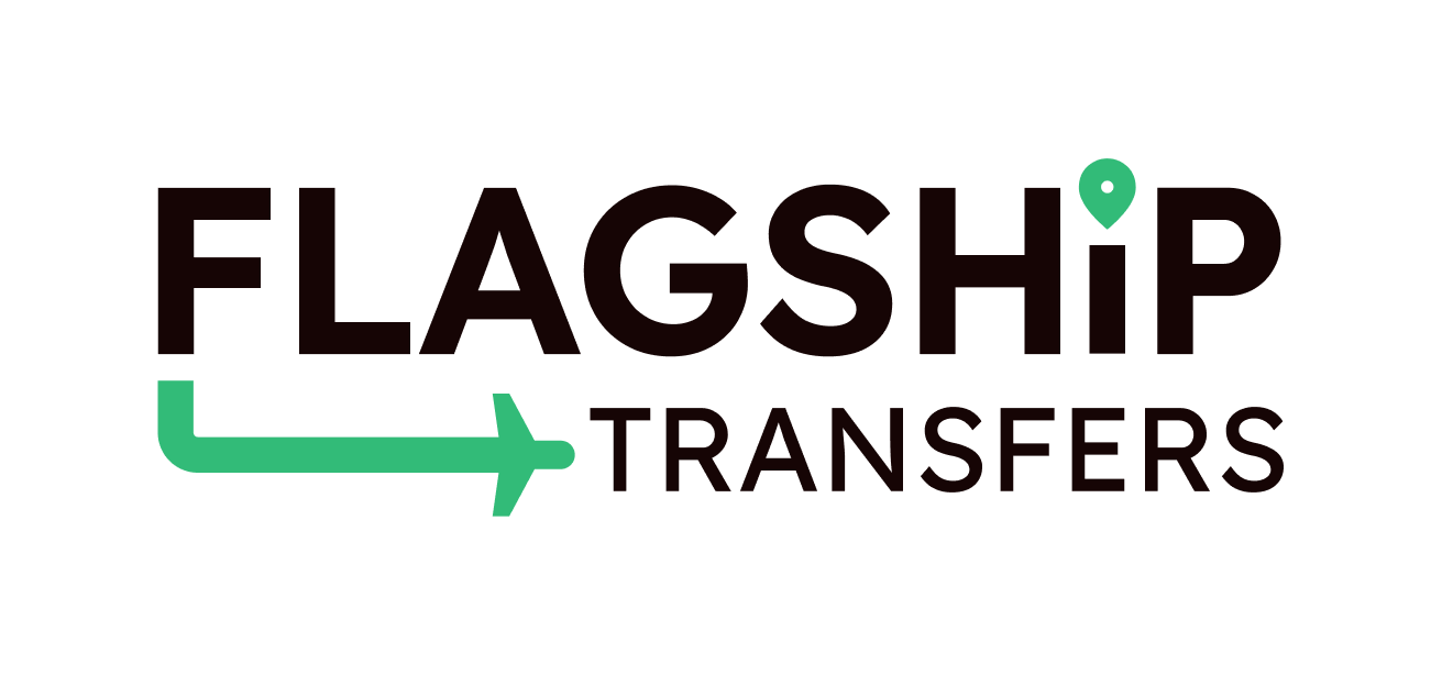 flagship transfers logo green and black